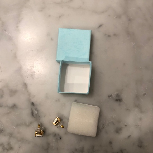 Jewelry Fake Diamond Earrings Gold Poshmark